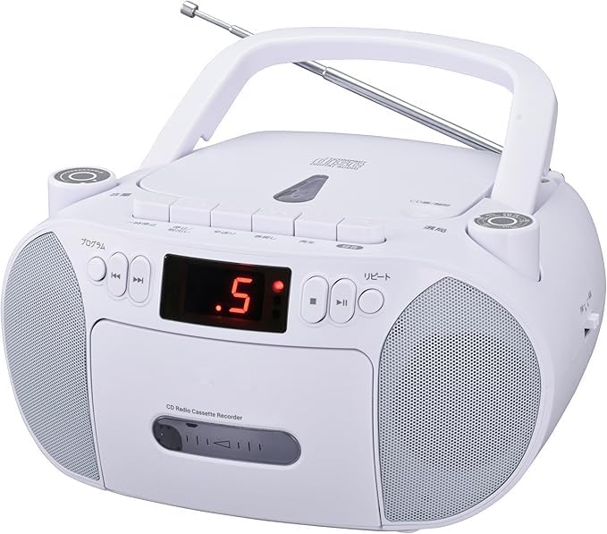 カセットテープ録音再生！ラジオも聴ける1台2役 カセットテープ録音