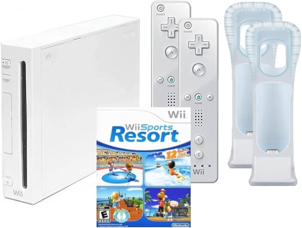 Amazon.com: Wii Console System with Wii Sports Resort Game, Wii