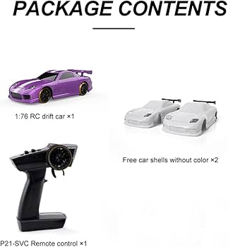 Amazon.co.jp: FLYCOLOR ターボレーシングC61 1:76スケール ドリフトRC