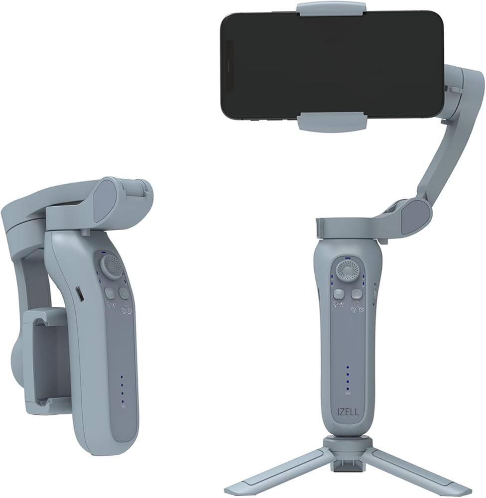 Amazon | IZELL-L7PRO 自撮り ジンバル スマホ スタビライザー - プロ