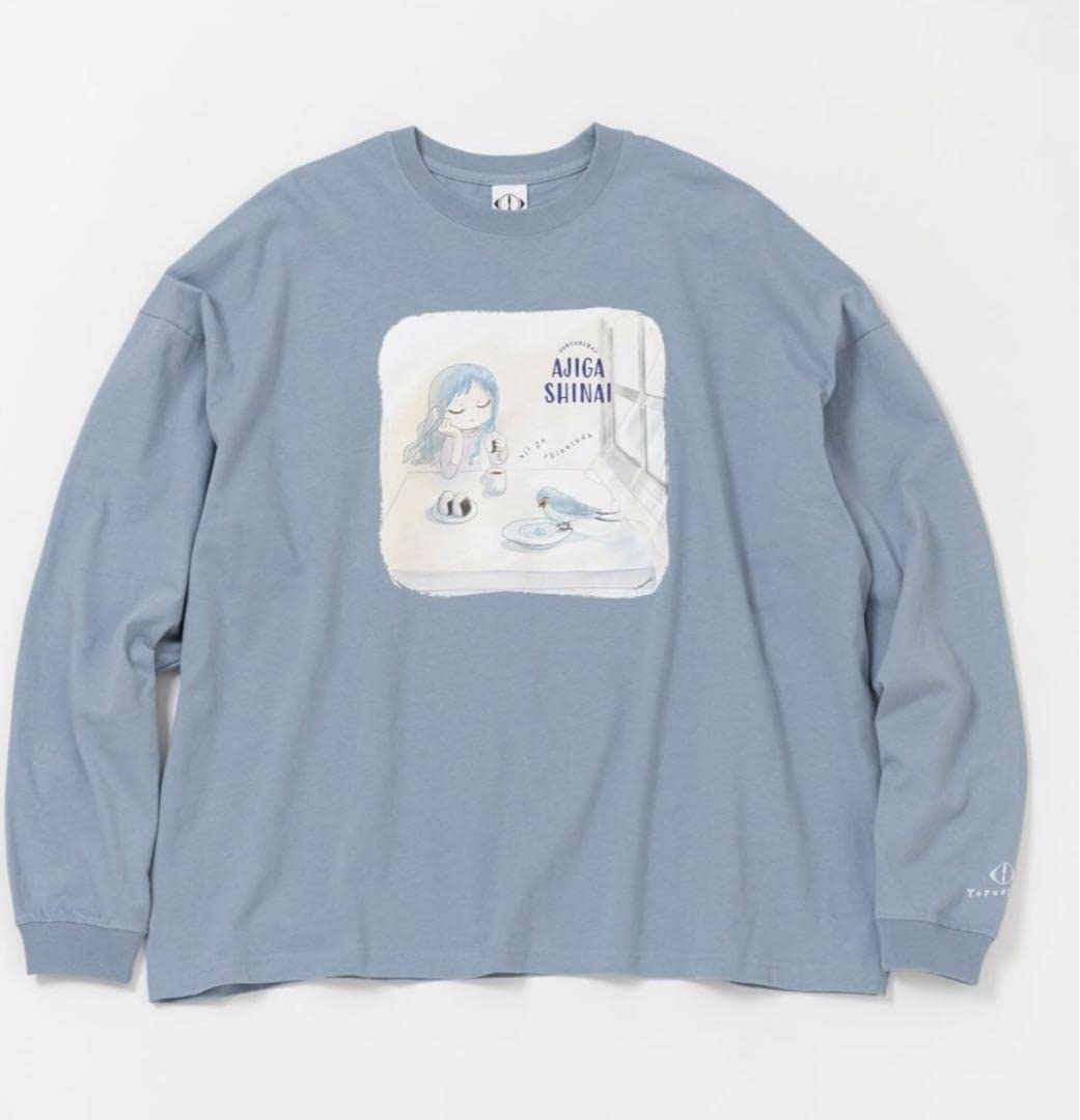 Amazon.co.jp: ヨルシカ suisデザインロングTシャツ(味がしないver