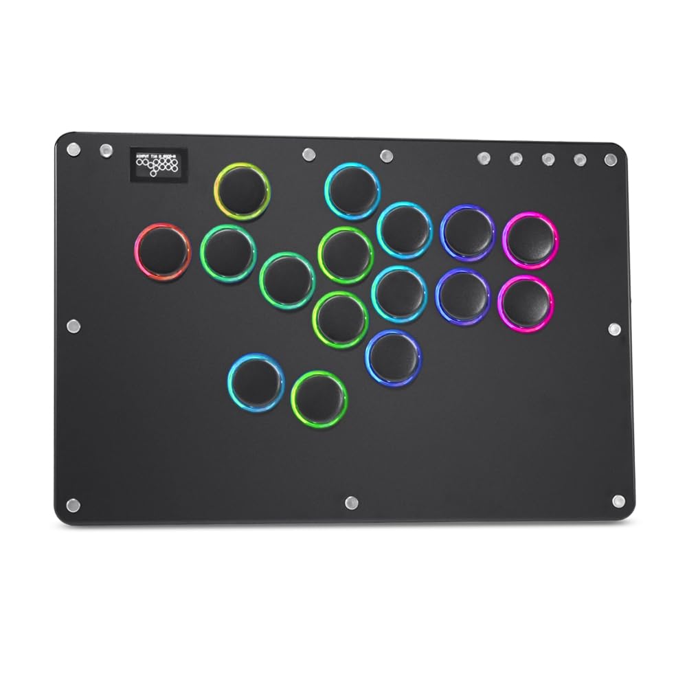 Amazon | Haute42 アケコン レバーレス T16 PRO ブラック レバーレス