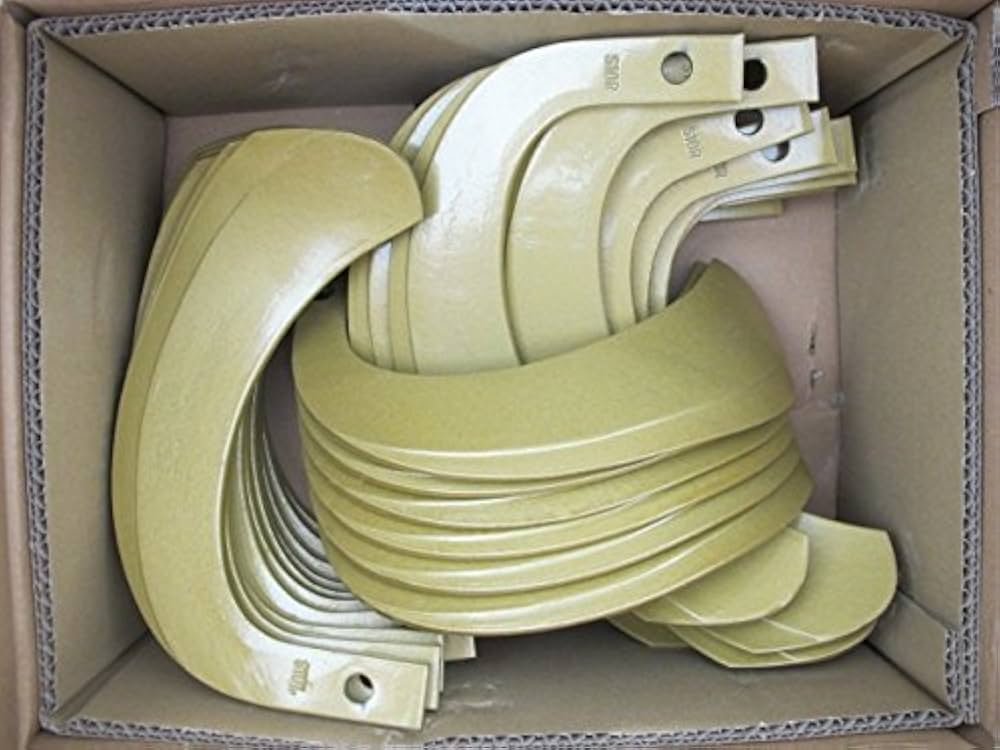 Amazon | 東亜重工 クボタ トラクター 耕うん爪 スーパーゴールド爪 34