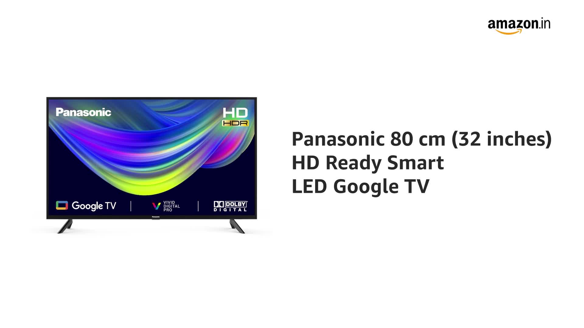 Panasonic 80 cm (32 inches) HD Ready Smart LED Google TV