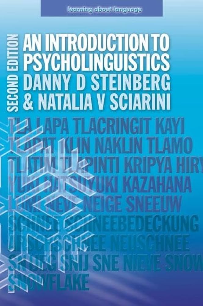 Amazon.com: An Introduction to Psycholinguistics: 9780582505759