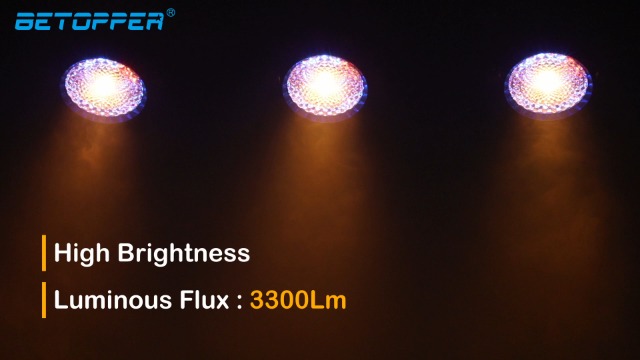 Amazon.co.jp: BETOPPER 120W C0B LED RGBW 4-IN-1 揺れるヘッド染色