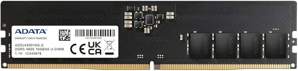 Amazon.in: Buy ADATA Premier 16GB 4800MHz U-DIMM DDR5 Desktop