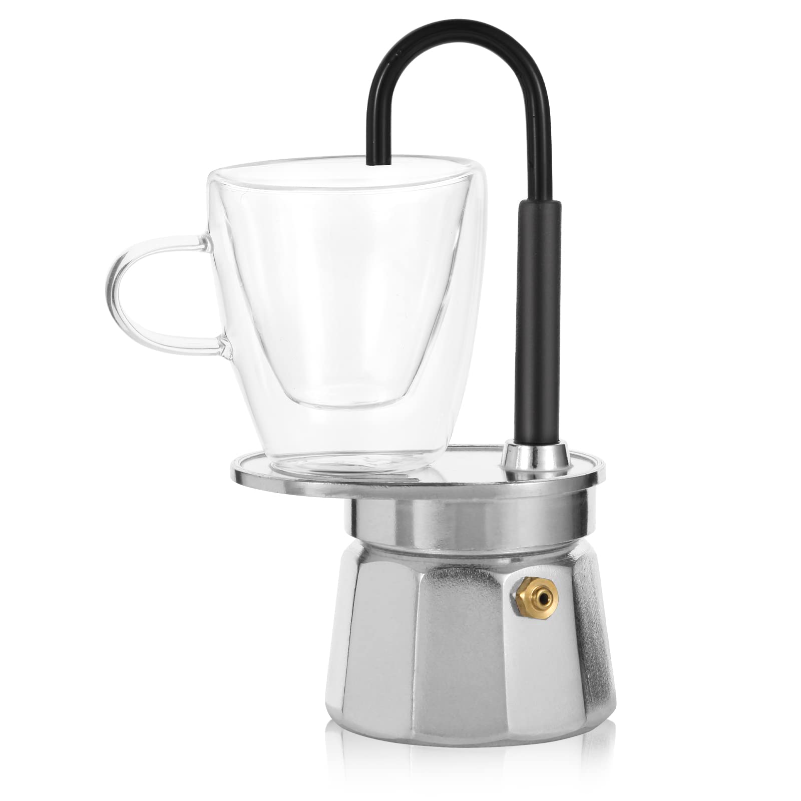 Amazon.com: MVPLUE-Mini Express Swiss Single Tube Moka Pot