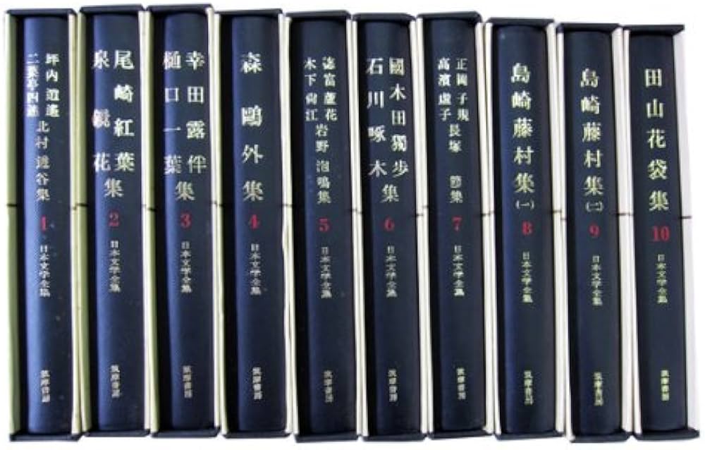 Amazon.co.jp: 日本文学全集 70巻セット 筑摩書房 1970年発行 : 本