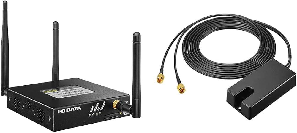 Amazon | 【セット買い】IODATA LTEルーター simフリー ハイブリッド