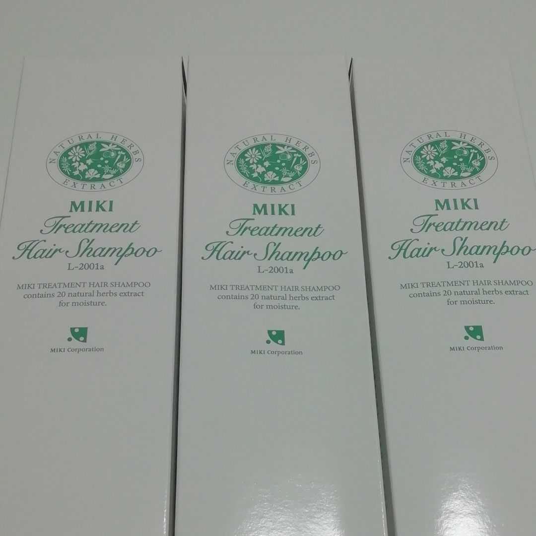 Amazon | ミキ トリートメント ヘアシャンプー L-2001a 300ml 3本入り