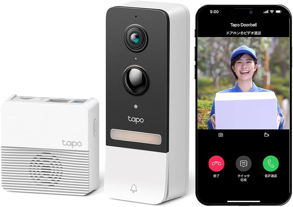 Amazon.co.jp: TP-Link スマートドアホン スマホ ビデオドアベル 工事