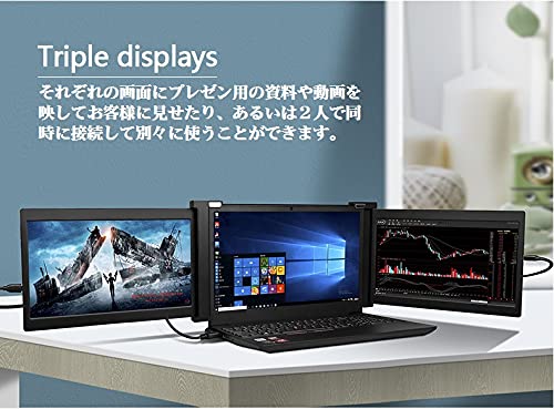 Amazon.co.jp: ノートパソコン モニター2画面 ディスプレイ (11.6