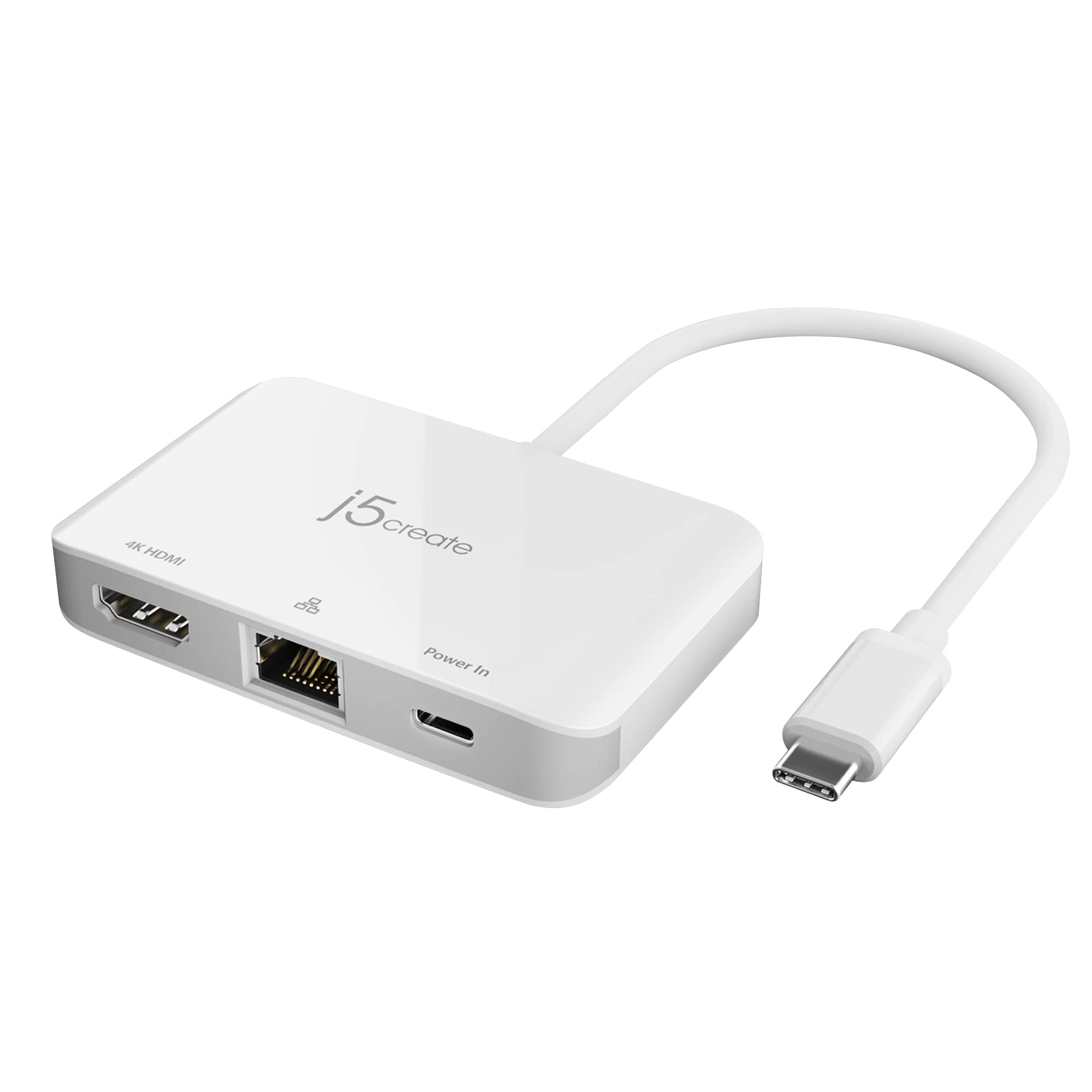 Amazon.com: j5create USB Type C to 4K HDMI and Gigabit Ethernet
