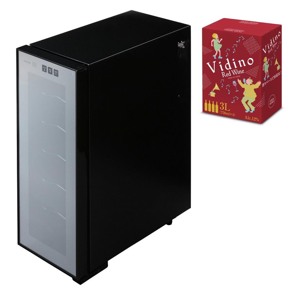 Amazon.co.jp: アイリスオーヤマ ワインセラー 12本収納 33L 12～18