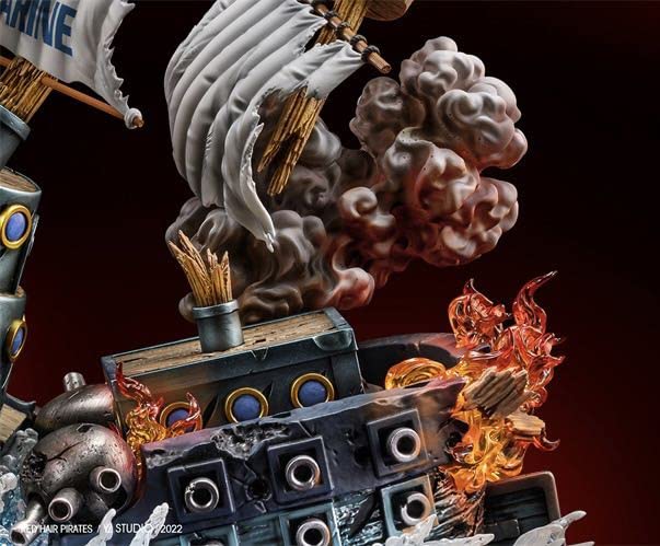 Amazon | 予約赤髪海賊団全員フィギュアエフェクト台座 ガレージキット