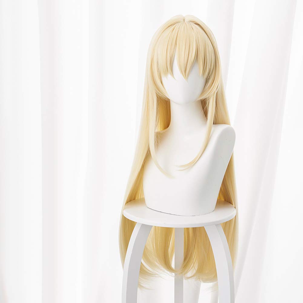 Amazon.co.jp: Cnstone コスプレ ウィッグ 金髪 ロング ストレート