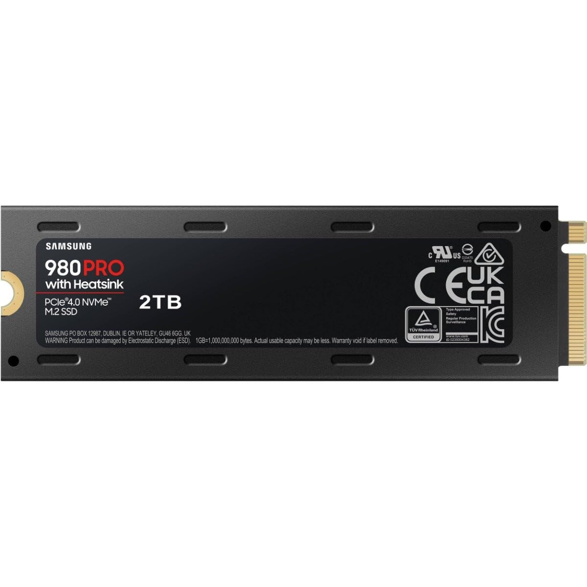Amazon.com: Samsung 980 PRO SSD with Heatsink 2TB PCIe Gen 4 NVMe