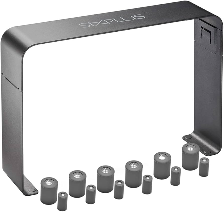 Amazon.co.jp: SIXPLUS マグネットメイクブラシ立て (ブラック