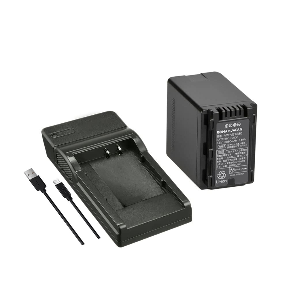 Amazon.co.jp: パナソニック対応 VW-VBT380-K 互換 バッテリー と VW