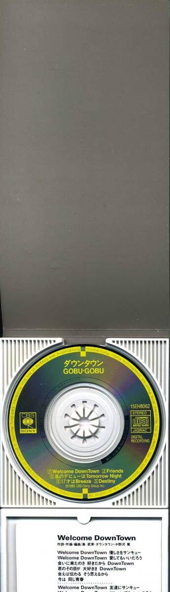 Amazon.co.jp: ☆8cmCD☆ダウンタウン GOBU・GOBU ※歌詞カードあり