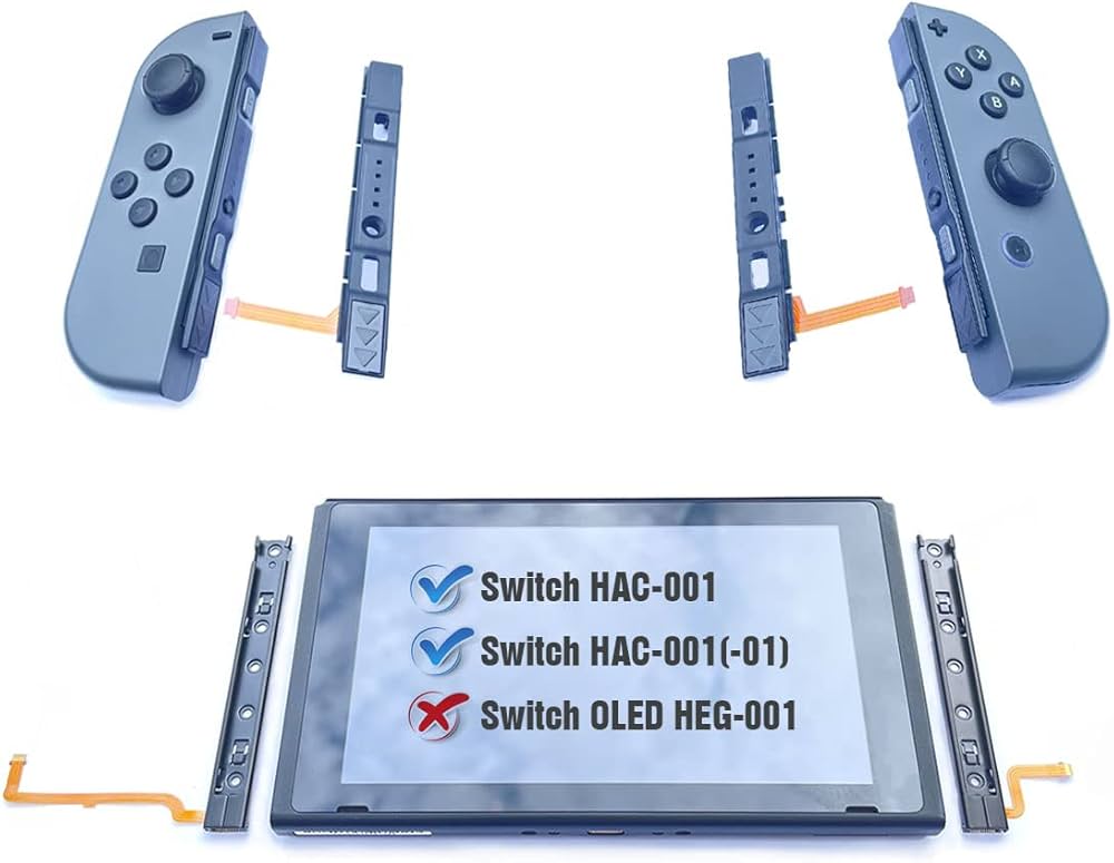 Amazon.co.jp: ElecGear 交換用スライドレール, Switch本体HAC-001と