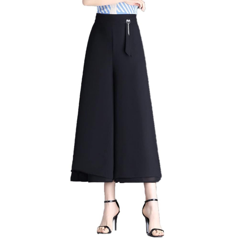 美品⭐︎Heve シルキータックワイドパンツ ブラック