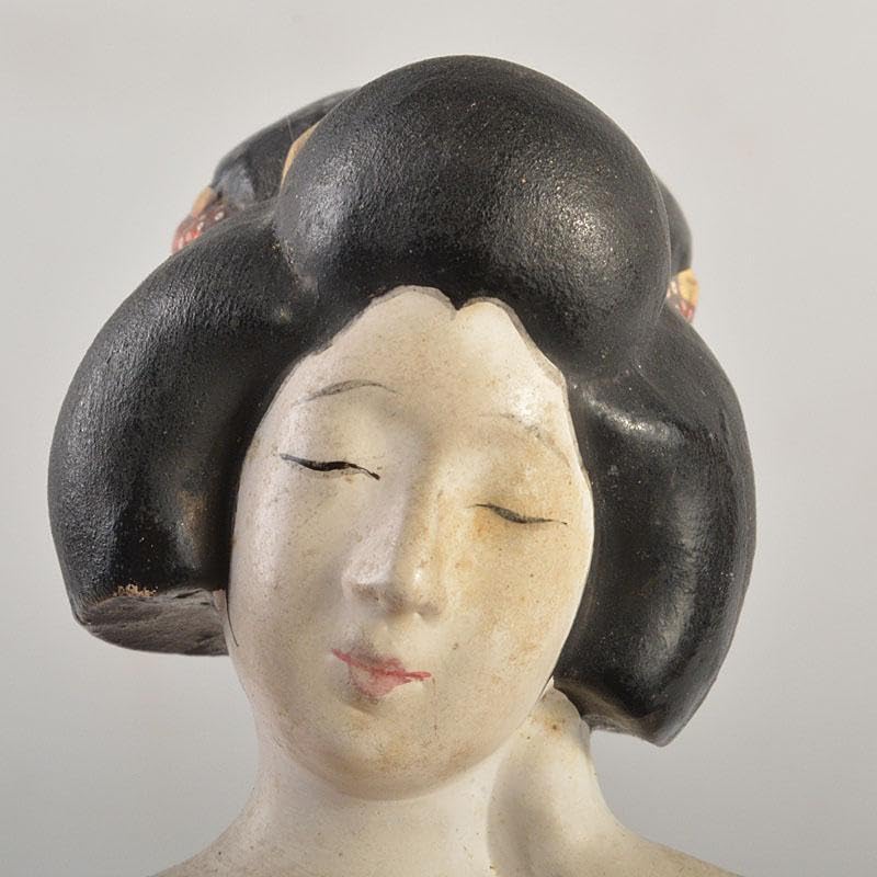 Amazon.co.jp: 浮世絵 艶絵 春画 陶人形 春画人形 子守歌 置物 V 6710