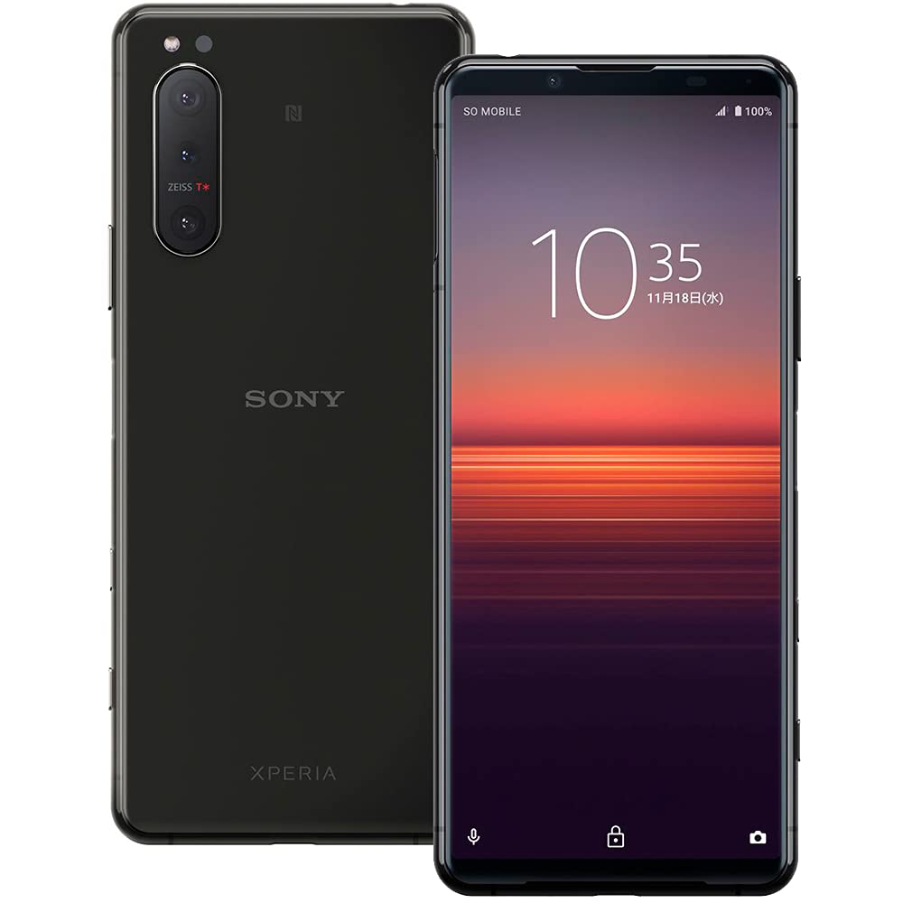 Amazon | ソニー Xperia5II ブラック SIMフリースマホ XQ-AS42 B