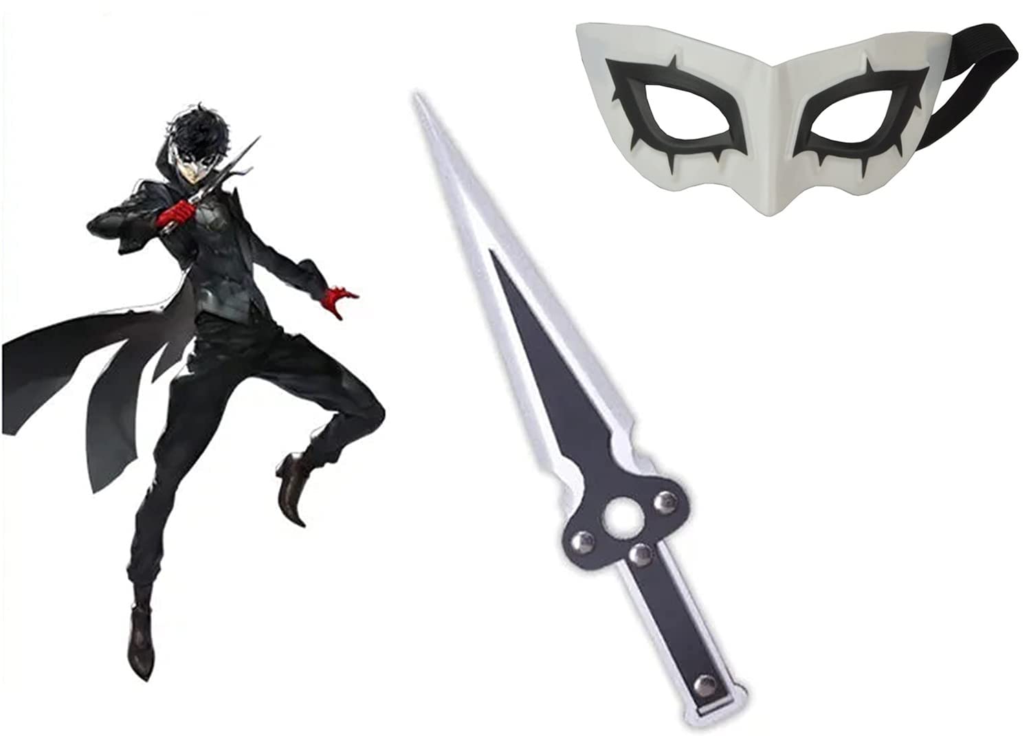 Amazon.co.jp: ペルソナ5 Persona 5 主人公 雨宮蓮 Joker コスプレ道具