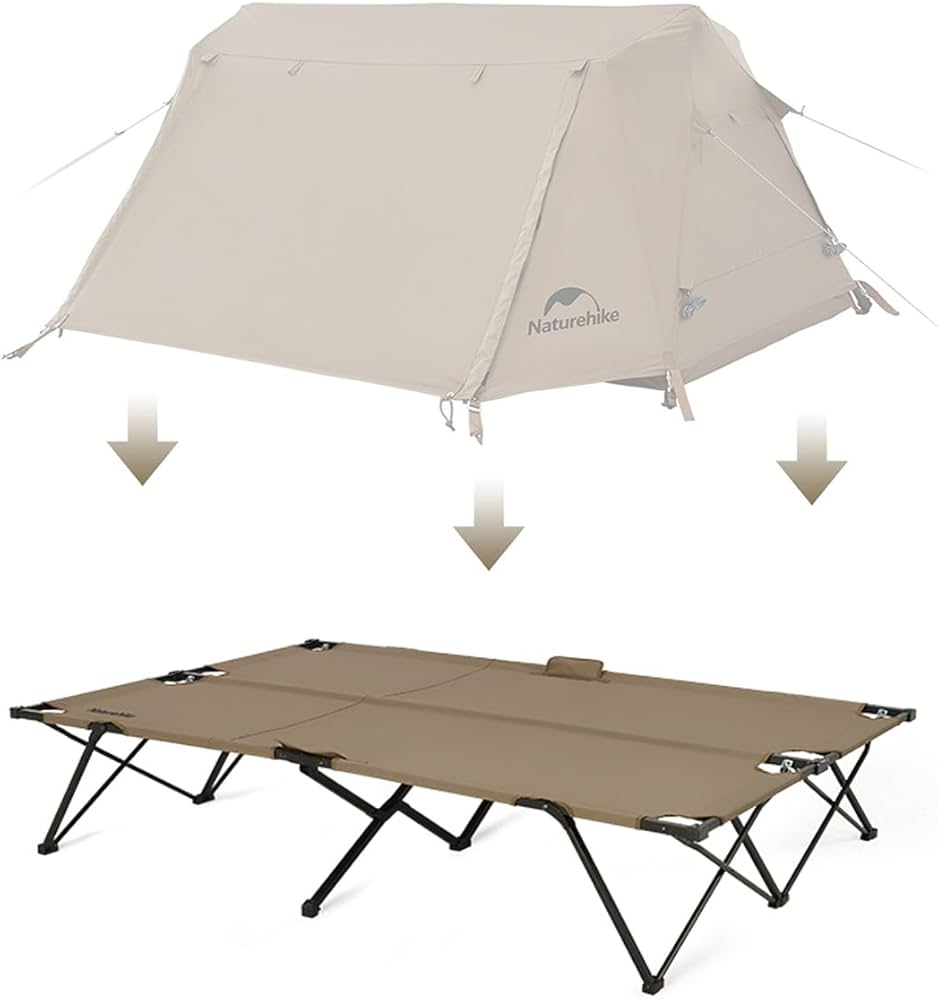 Amazon | Naturehike ワンタッチ テント 2人用 前室付き 簡易テント 離