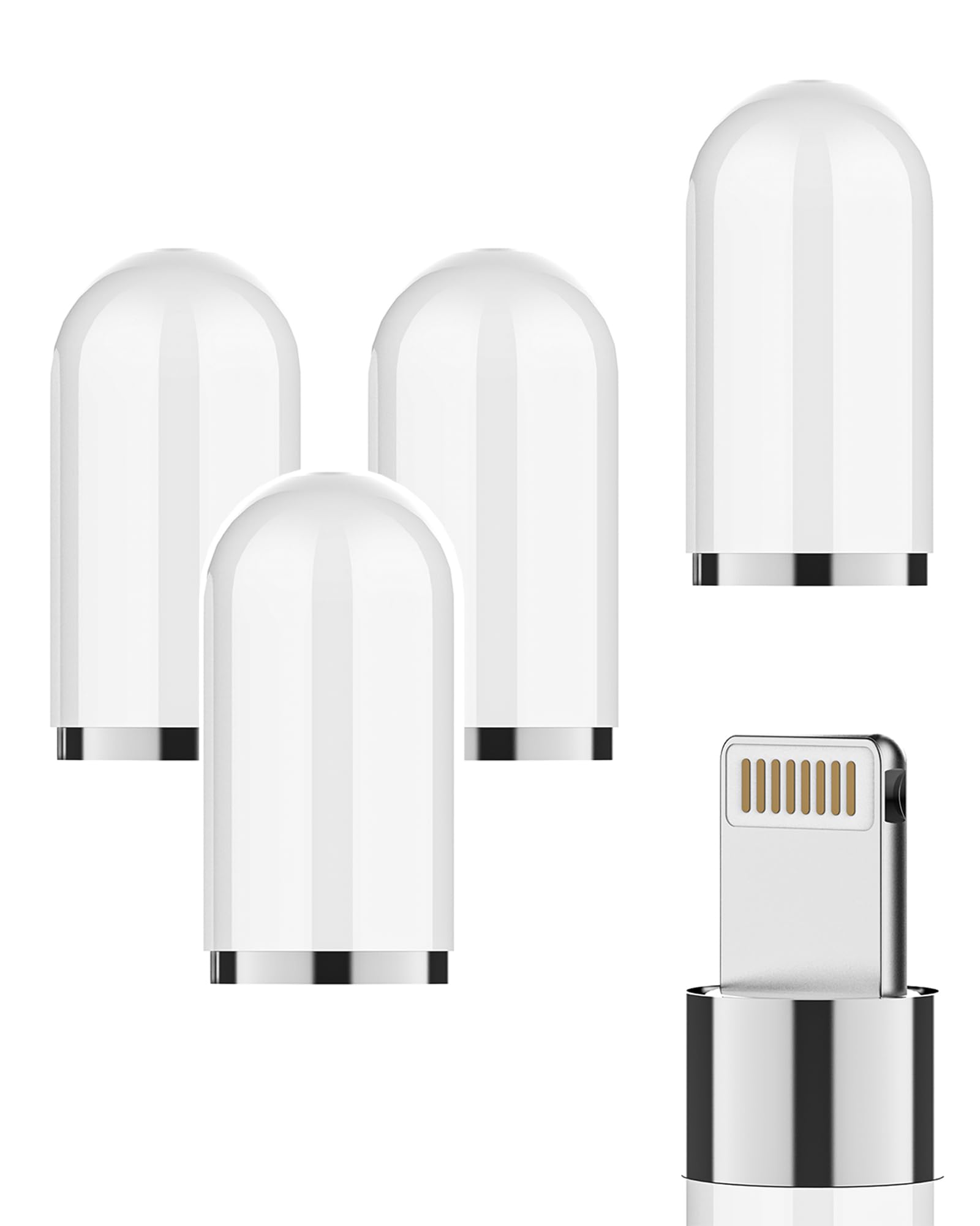 Amazon.co.jp: アップルペンシル 第1世代 キャップ (4個入)対応Apple