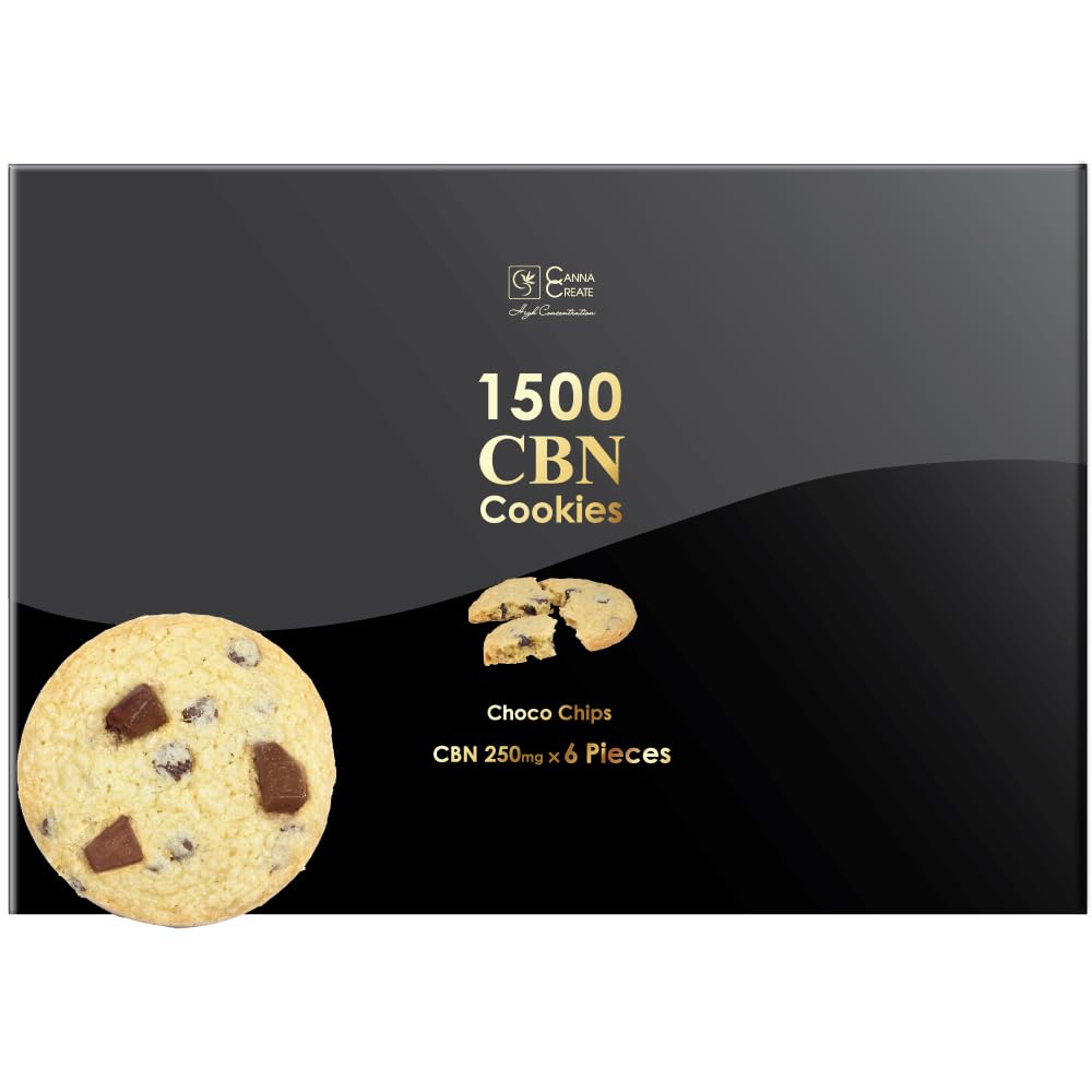 Amazon.co.jp: CANNA CREATE 高濃度 CBN クッキー 1500mg 6枚入りBOX 1