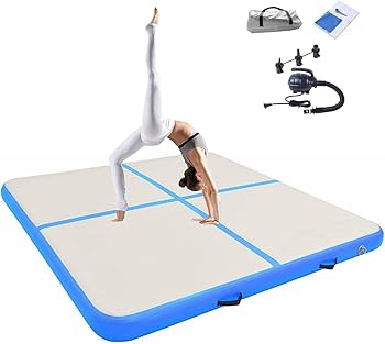 Amazon | エアトラック 体操 エアマット タンブリングマット 正方形 2m