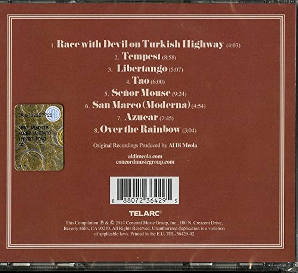 Amazon.co.jp: Al Di Meola Collection: ミュージック