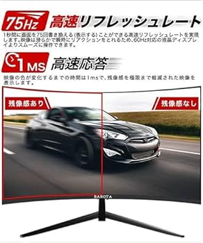 Amazon.co.jp: BAROTA モニター 31.5インチ 曲面 湾曲型 ディスプレイ