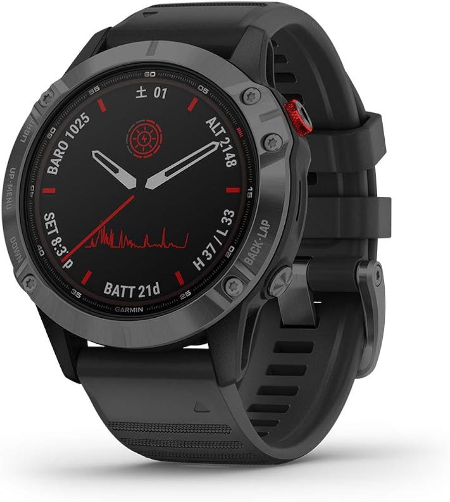 Amazon | ガーミン fēnix 6 Pro Dual Power Slate Black 小 010-02410