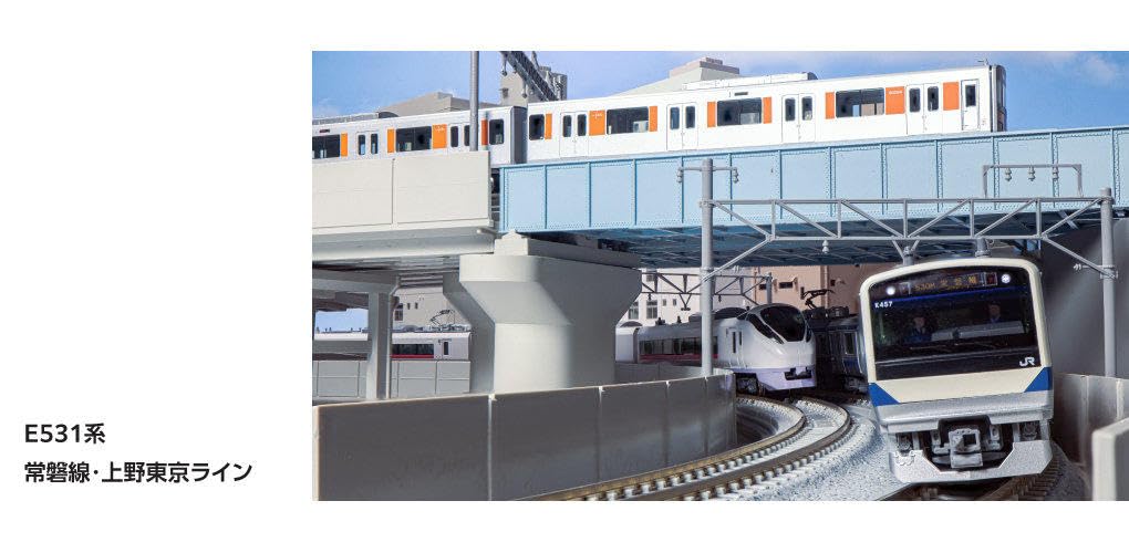 Amazon | KATO 10-1843 E531系常磐線・上野東京ライン 基本セット(4両