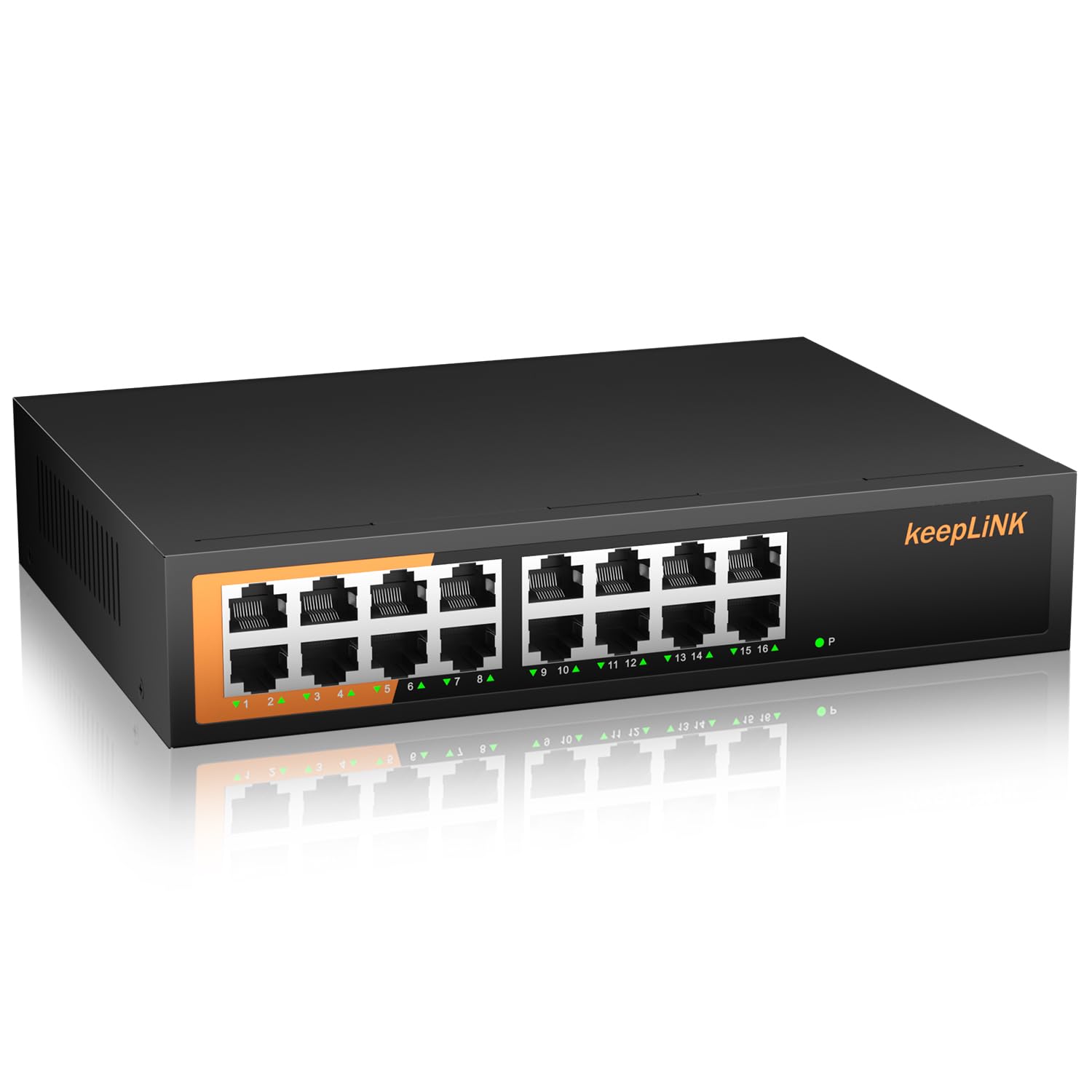 Amazon.co.jp: keepLiNK 16ポート スイッチングハブ Giga 10/100