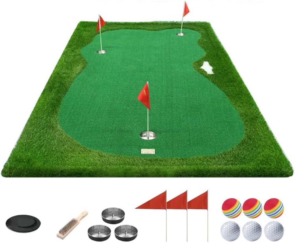 Amazon | THREE STONE ゴルフ GOLF パター 練習 マット パターマット