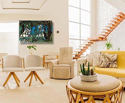 Amazon.co.jp: パブロ・ピカソ《草上の昼食》複製名画 ポスター飾り絵