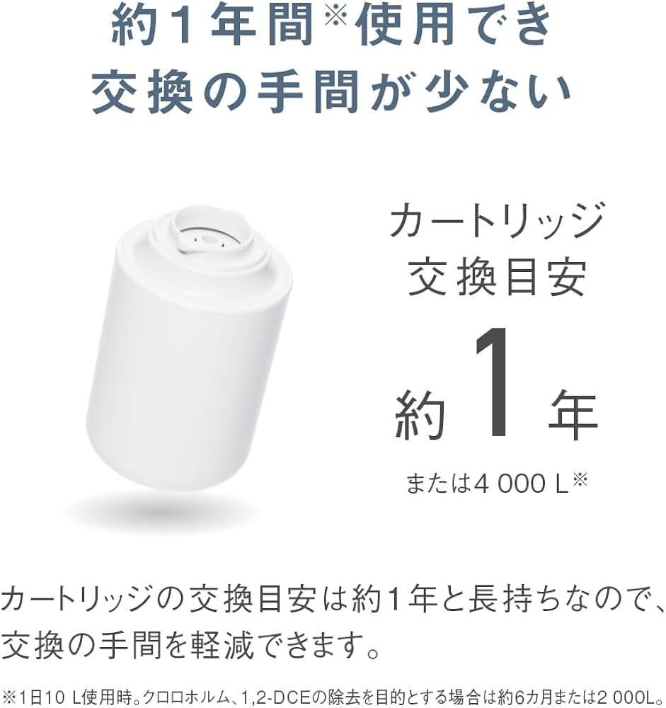 Amazon.co.jp: パナソニック 蛇口直結型浄水器 PFOS/PFOA除去対応 液晶