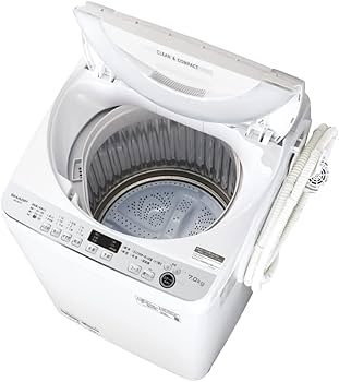 Amazon.co.jp: シャープ 上面アクセス 穴なし槽 全自動洗濯機 ES-GE7G