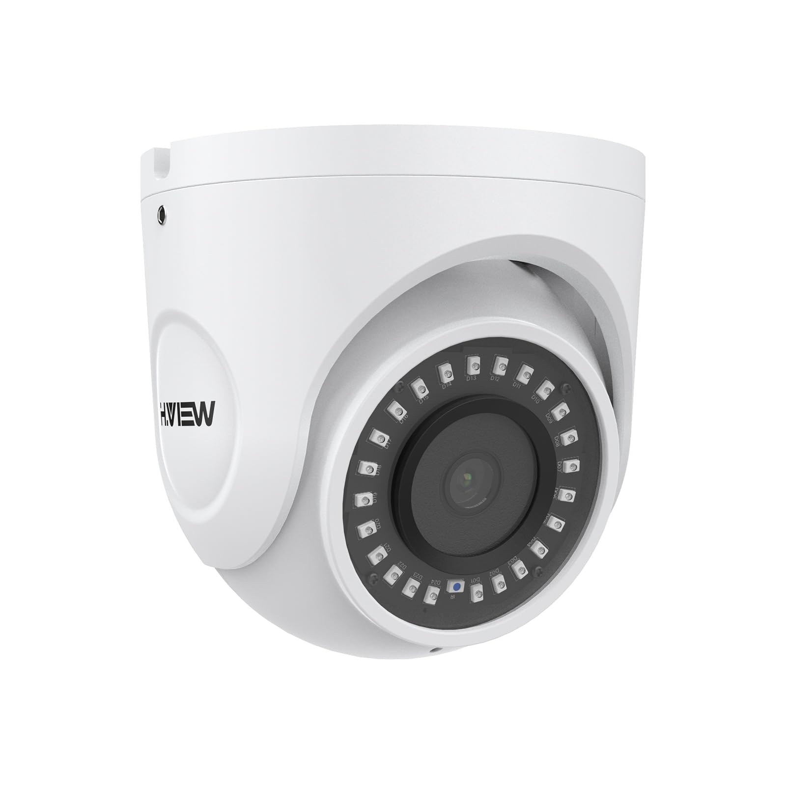 Amazon.co.jp: H.View ドーム型防犯カメラ 4K 赤外線 防犯カメラ 監視