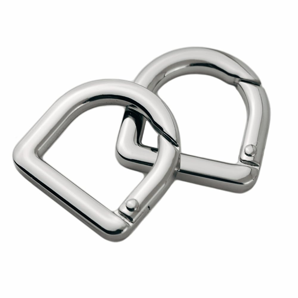 Amazon.com: 2pcs Semicircle Metal Spring Key Ring, Spring Snap