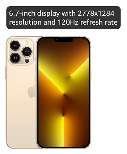 Amazon.com: Apple iPhone 13 Pro Max, 128GB, Gold - Unlocked