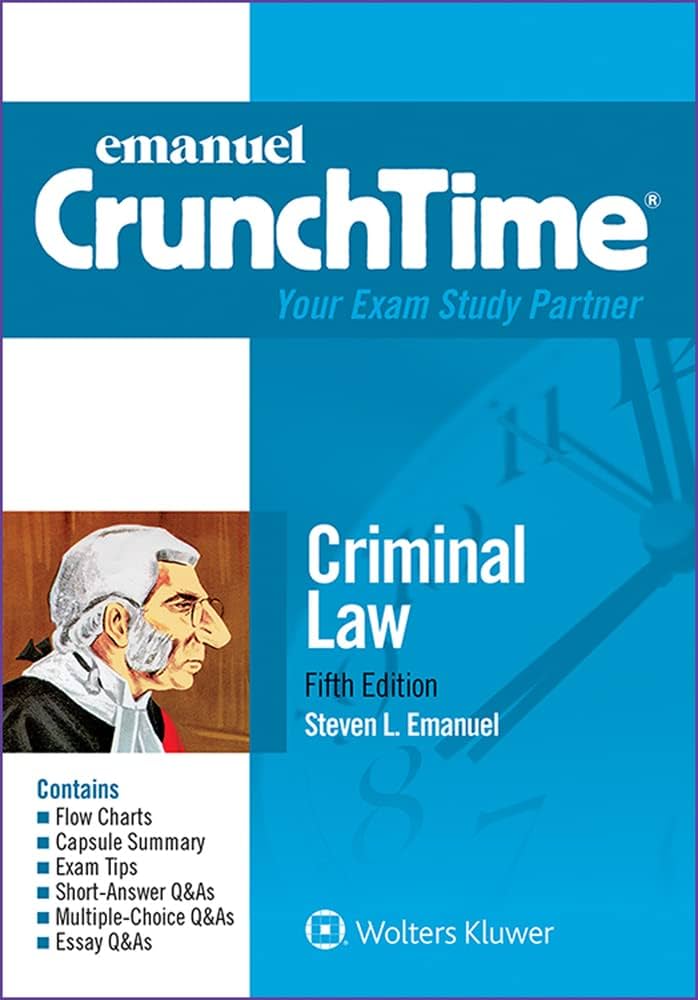 Amazon.com: Criminal Law (Emanuel CrunchTime): 9781454840947