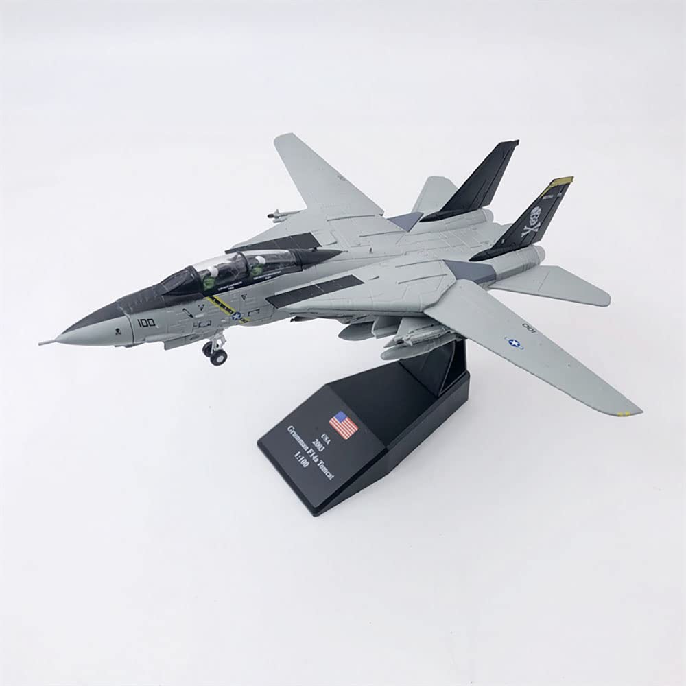 Amazon | F14 Tomcat 1/100 ダイキャスト航空機モデル アメリカ海軍 (F