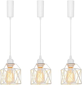 Kiven 3個セット ペンダントライト クリアガラス E26 Amazon.co.jp