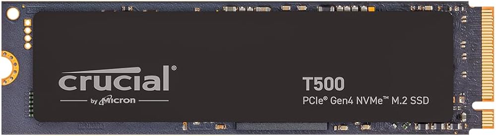 Amazon | Crucial T500 PCIe Gen4 NVMe 500GB SSD 最大7,200MB/秒 TLC